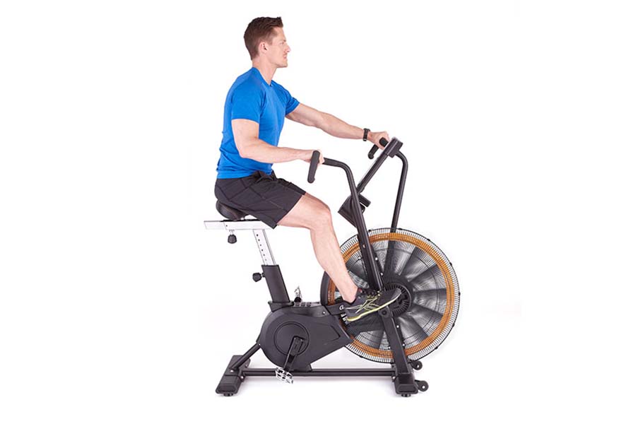 Octane Fitness AirdyneX Air Resistance Exercise Bike - Full Body Workout for Home Gym, Cardio Training & Weight Loss | Perfect for Indoor Cycling, HIIT & CrossFit Workouts
