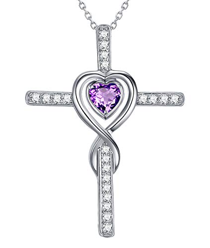 C. February Birthstone Amethyst Necklace