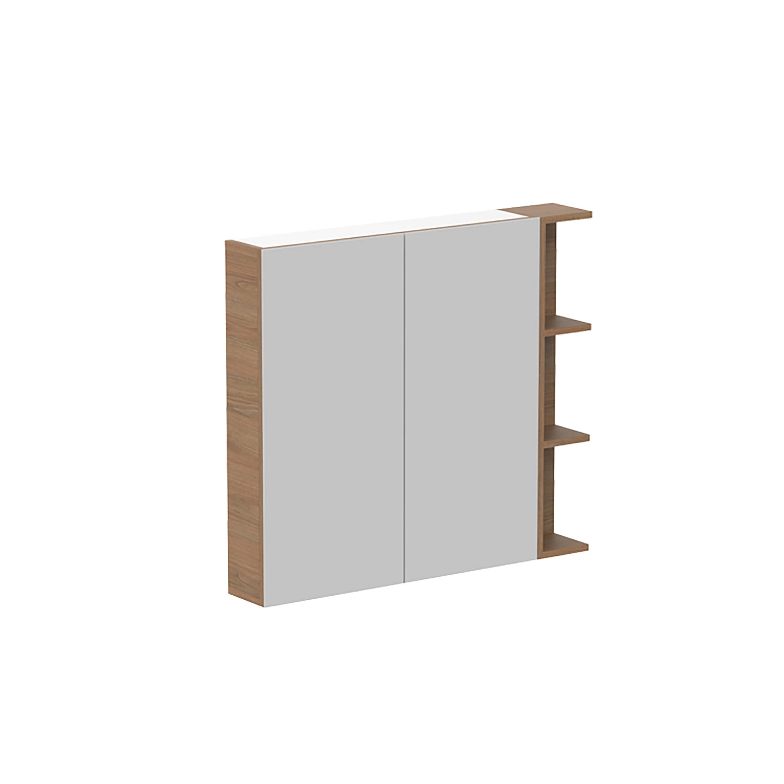 ADP Glacier Lite Shelf Shaving Cabinet - Wall Mounted Bathroom Storage Organizer for Razors & Toiletries | Perfect for Small Spaces & Modern Bathroom Decor