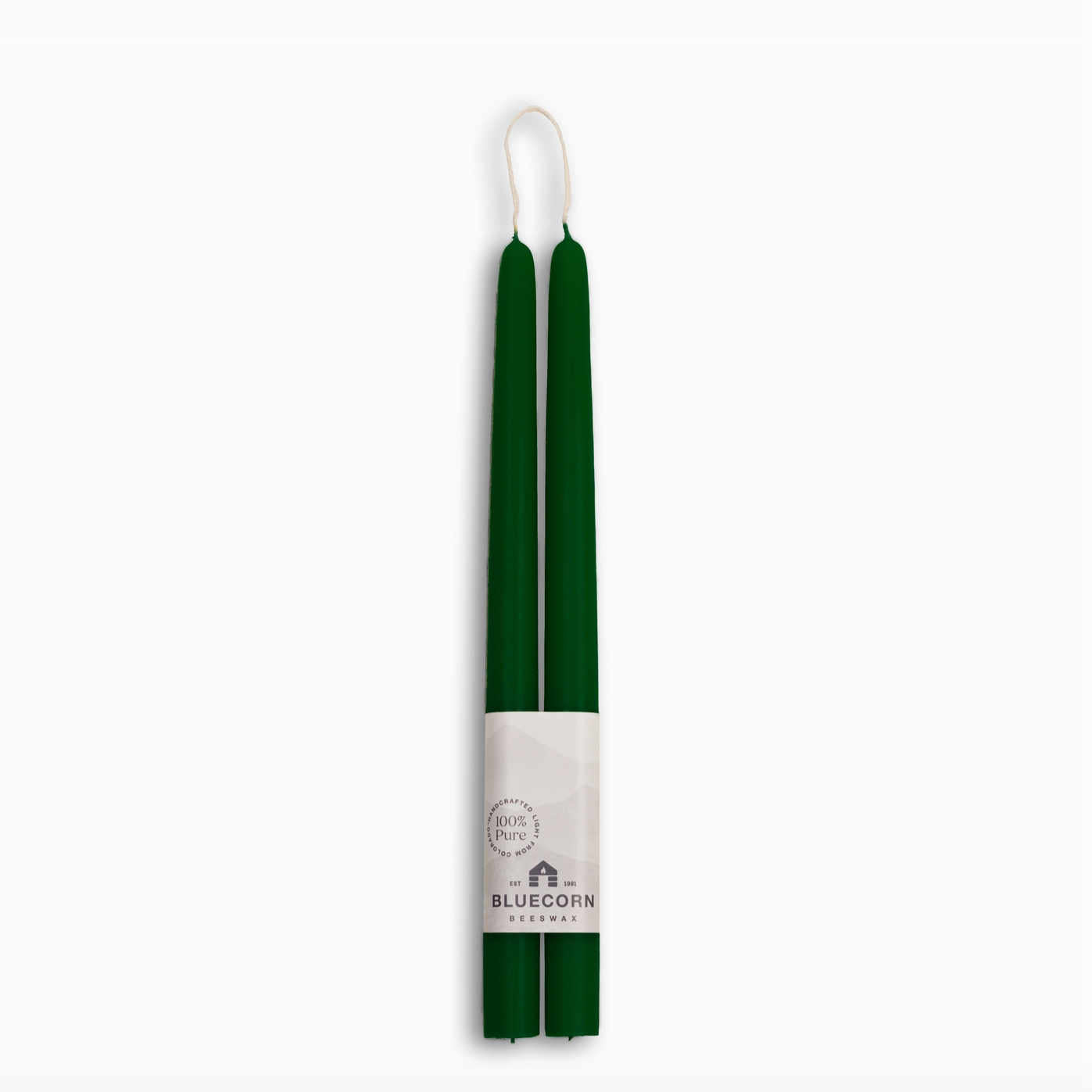 Hand Dipped Pure Beeswax Taper Candles - 12 Inch Long, Natural & Eco-Friendly for Romantic Dinners, Wedding Decor, and Relaxing Aromatherapy