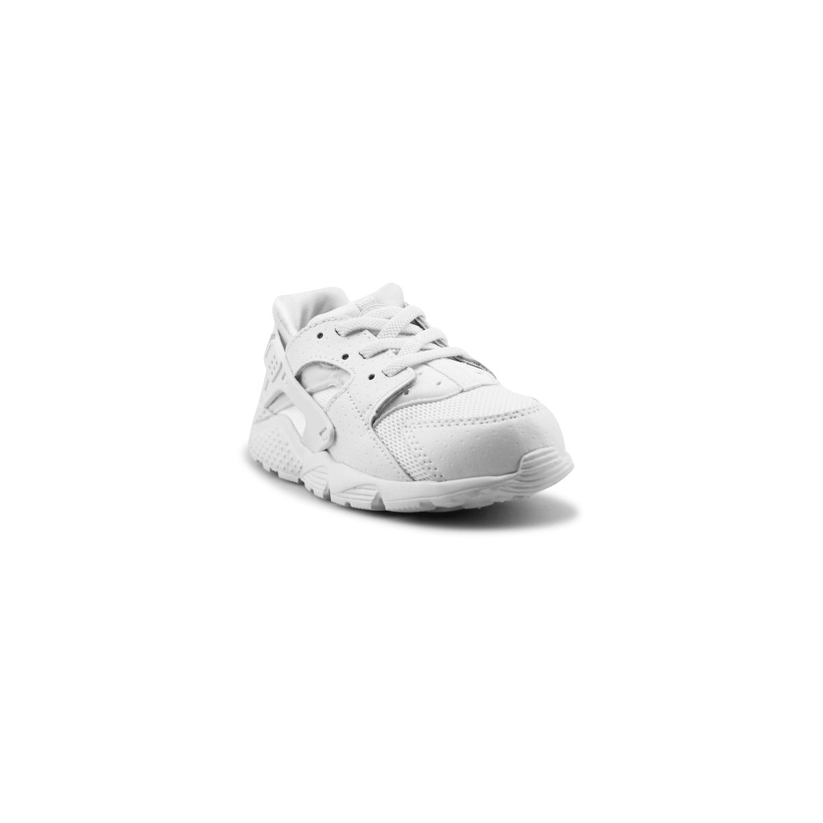 Nike Baby Boys Huarache Run Sneakers - White/White/Pure Platinum - Infant & Toddler Shoes Size 8 M - Comfortable Lightweight Running Shoes for Active Kids - Perfect for Playtime, Daycare & Outdoor Activities