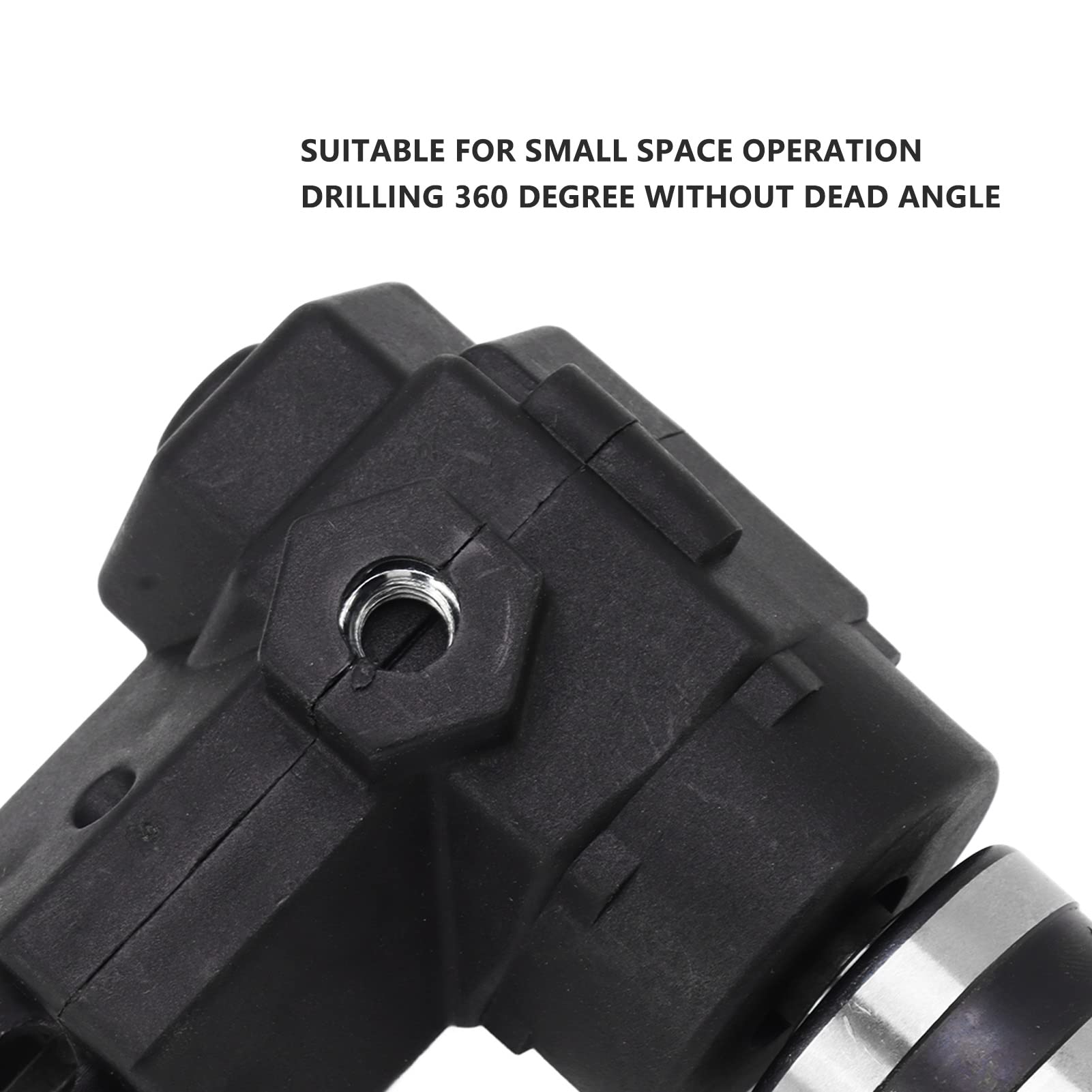 90 Degree Right Angle Drill Attachment - Professional Cordless Drill Extension for Tight Spaces & Corners | Perfect for Cabinets, Shelves, and Hard-to-Reach Areas