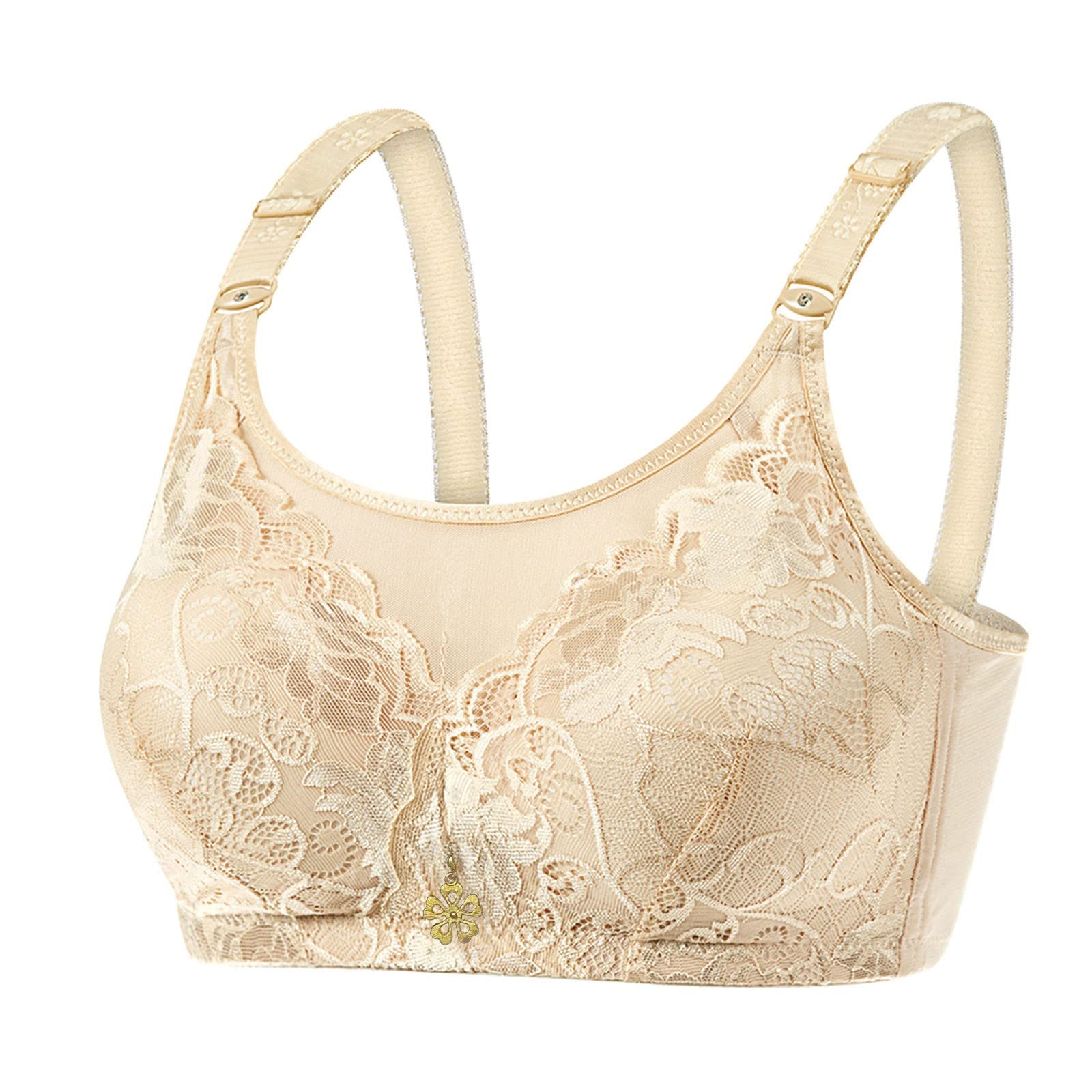 Wirefree Comfort Bras for Women - Full Coverage No Underwire Everyday Bra - Plus Size Flex Fit Convertible - Perfect for Work, Yoga & Lounge Wear