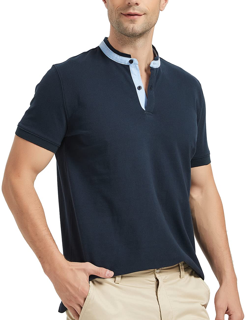 Premium Men's Cotton Polo Shirts - Classic Fit & Breathable Fabric | GAVIN BLEU | Perfect for Casual Wear, Golf & Business Casual Outfits