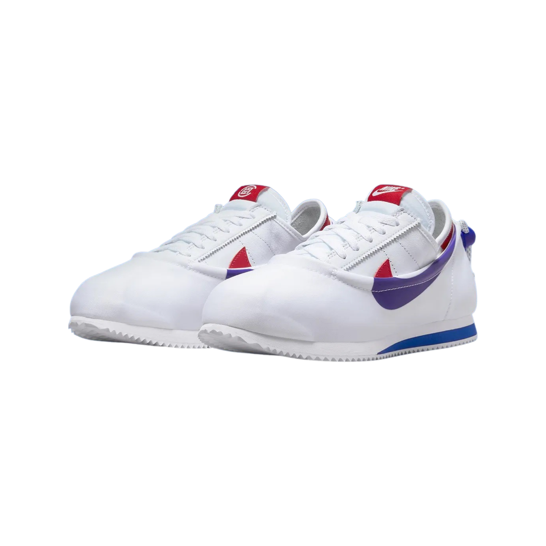 Nike Cortez SP x CLOT CLOTEZ Sneakers - White/Game Royal Red DZ3239-100 - Retro Running Shoes for Men & Women - Perfect for Casual Wear, Street Style, and Sports Fashion