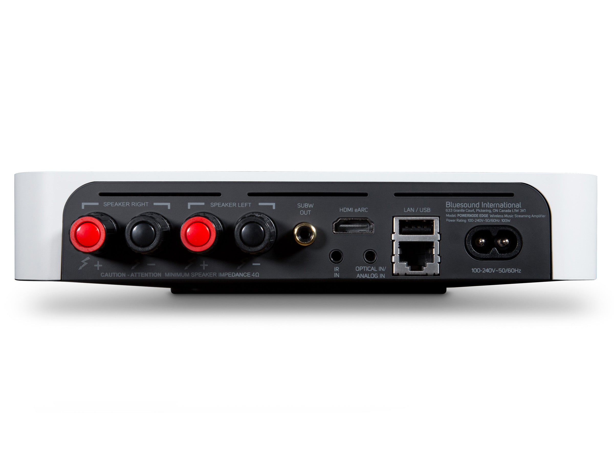 Bluesound POWERNODE EDGE Wireless Hi-Fi Streaming Amplifier - Premium Sound for Home Theater & Music Listening