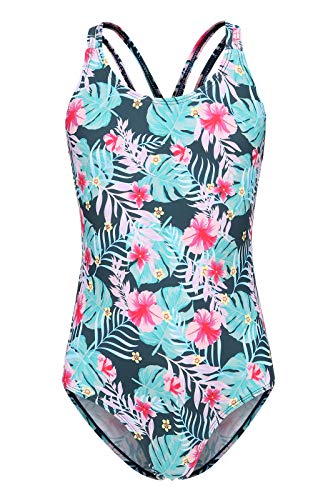 Blue Floral One Piece C