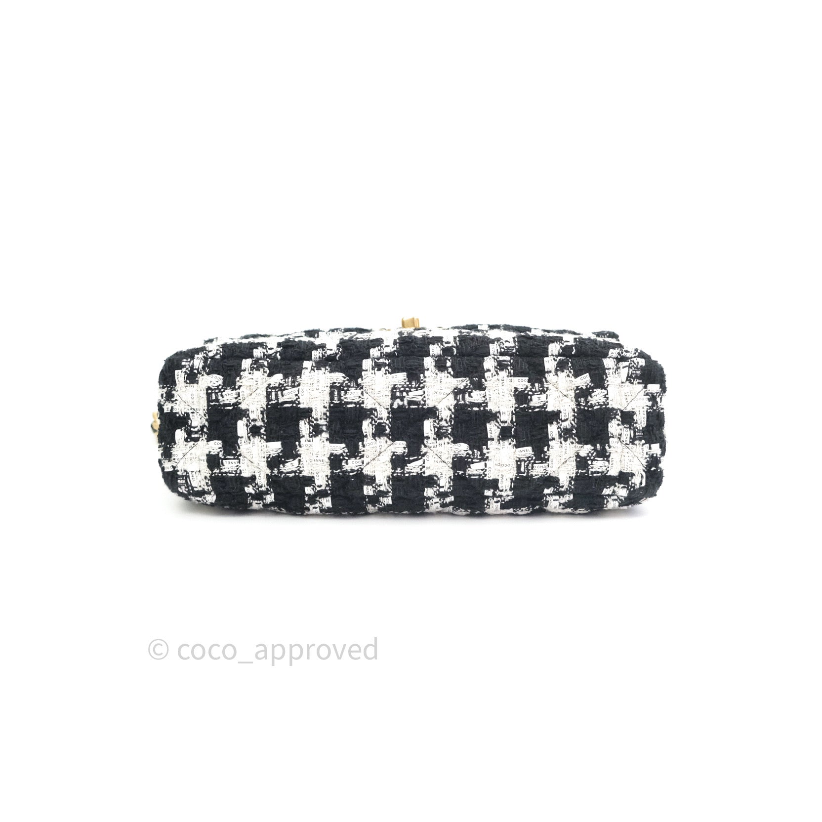 Chanel 19 Medium Flap Bag - White Tweed with Ribbon & Mixed Hardware - Luxury Designer Handbag for Women, Perfect for Parties, Weddings & Everyday Elegance