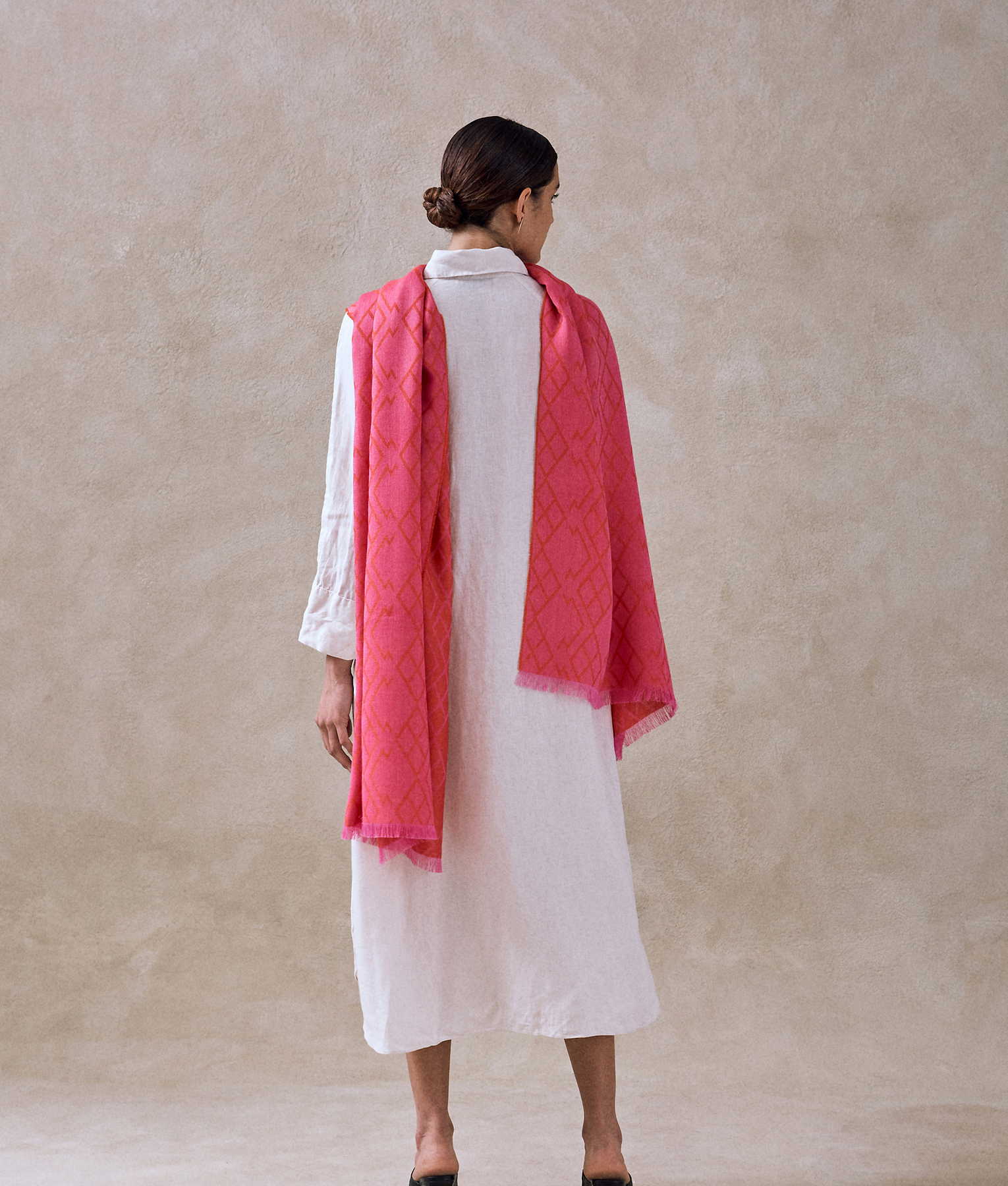 Luxury Chained Baby Alpaca & Silk Shawl Wrap - Soft Warm Winter Scarf for Women - Perfect for Evening Parties, Weddings & Cold Weather Fashion