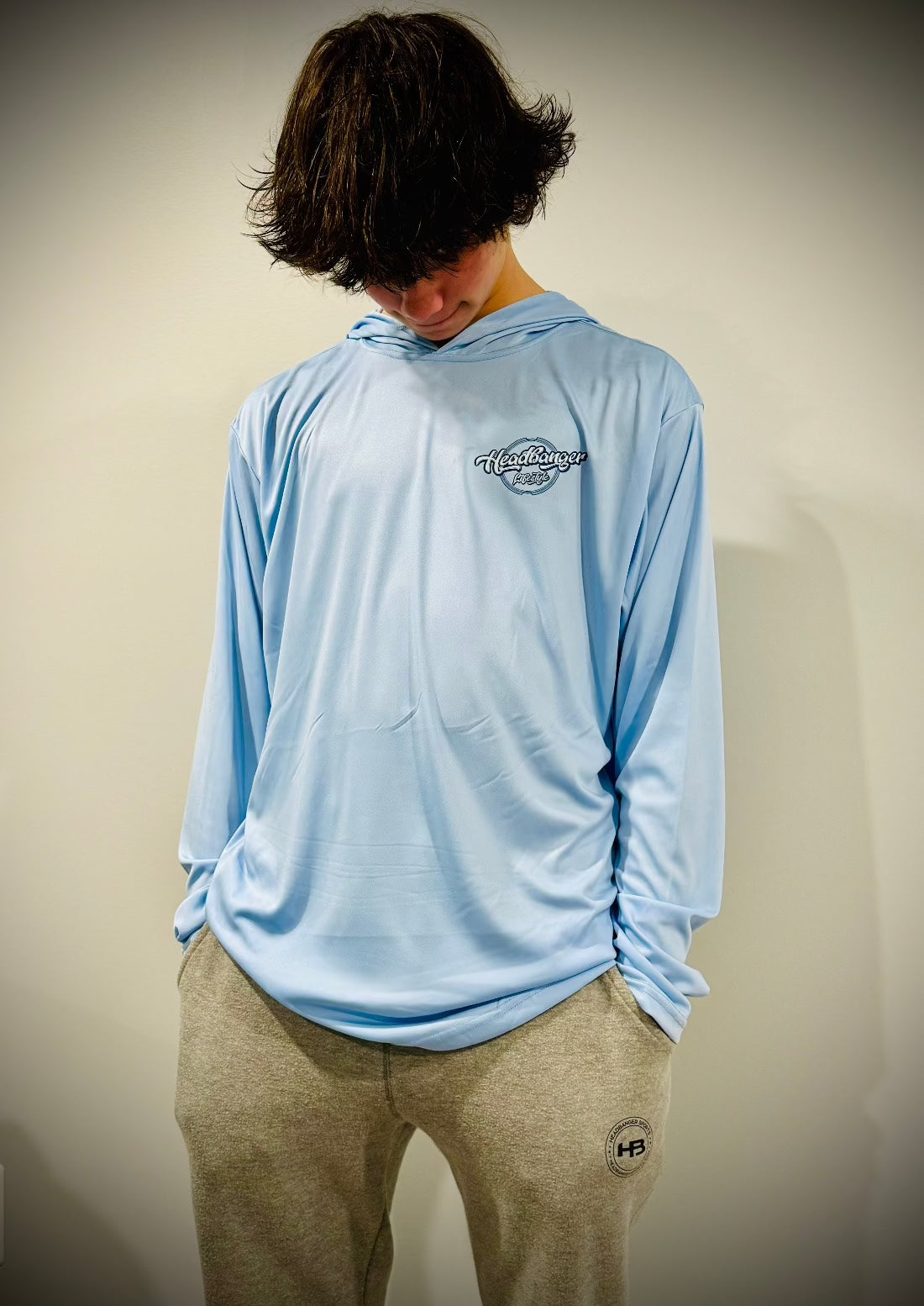 Headbanger Lifestyle Long Sleeve Lightweight Performance Hoodie - Spring Edition | Moisture-Wicking & Breathable Workout Hoodie for Gym, Running & Outdoor Activities
