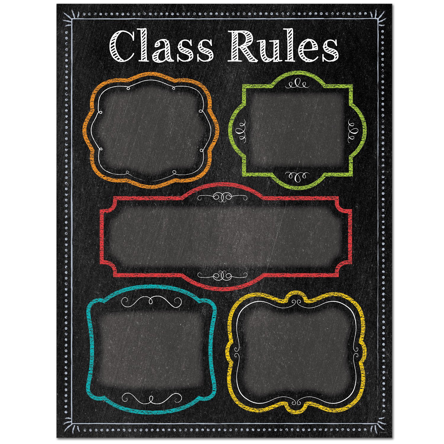 Creative Teaching Press 1020 Chalk It Up! Blank Chart (1023) - Dry Erase Classroom Whiteboard for Teachers & Students - Perfect for Lesson Plans, Schedules & Classroom Organization
