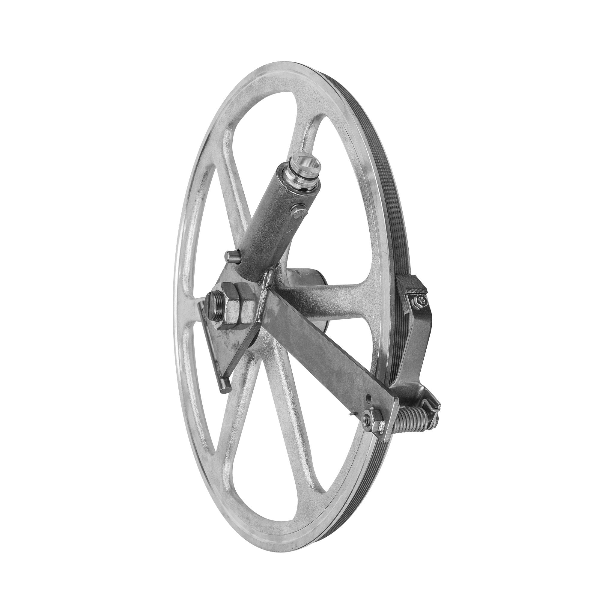 51128 Upper Saw Wheel Assembly with Fixed Head Hinge Plate 16 - Replacement Part for Band Saw Machines | Ideal for Woodworking & Metal Cutting Workshops