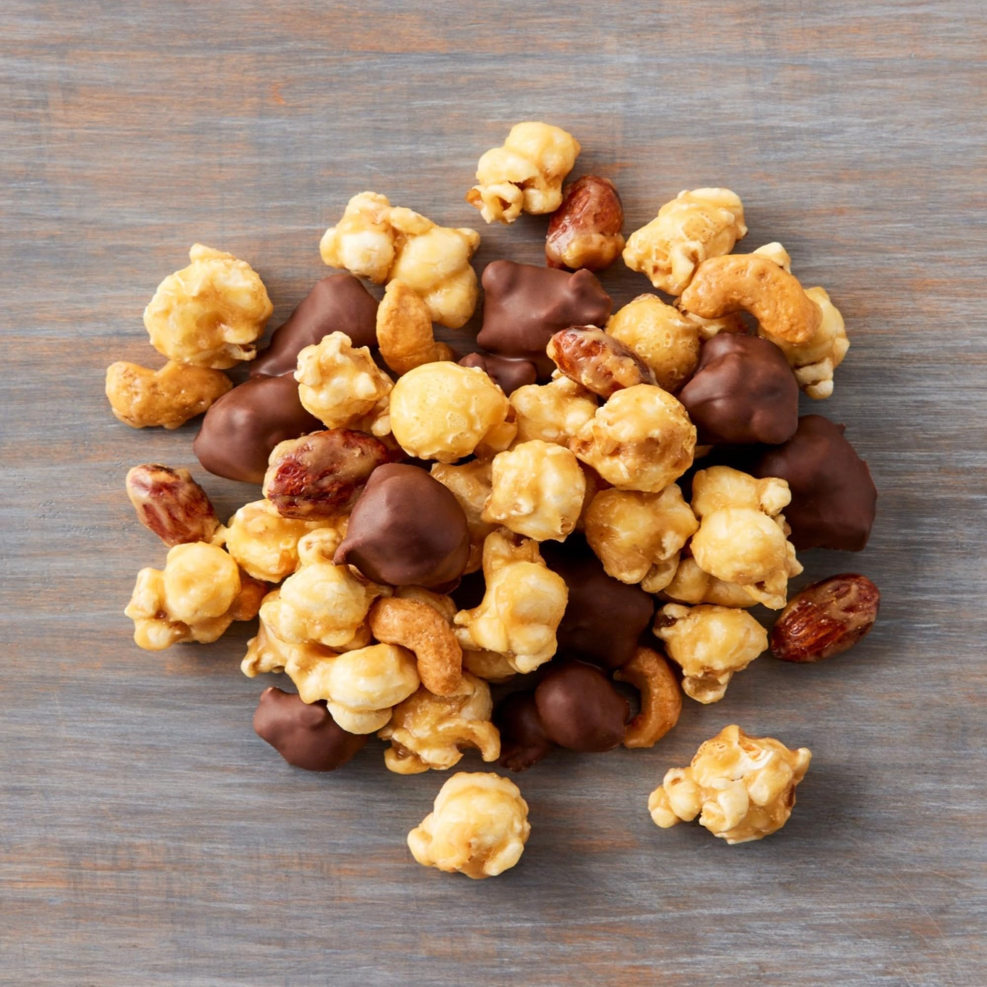**Moose Munch® Premium Milk Chocolate & Caramel Popcorn Mix – Sweet & Salty Gourmet Snack for Gifts, Parties & Movie Nights**