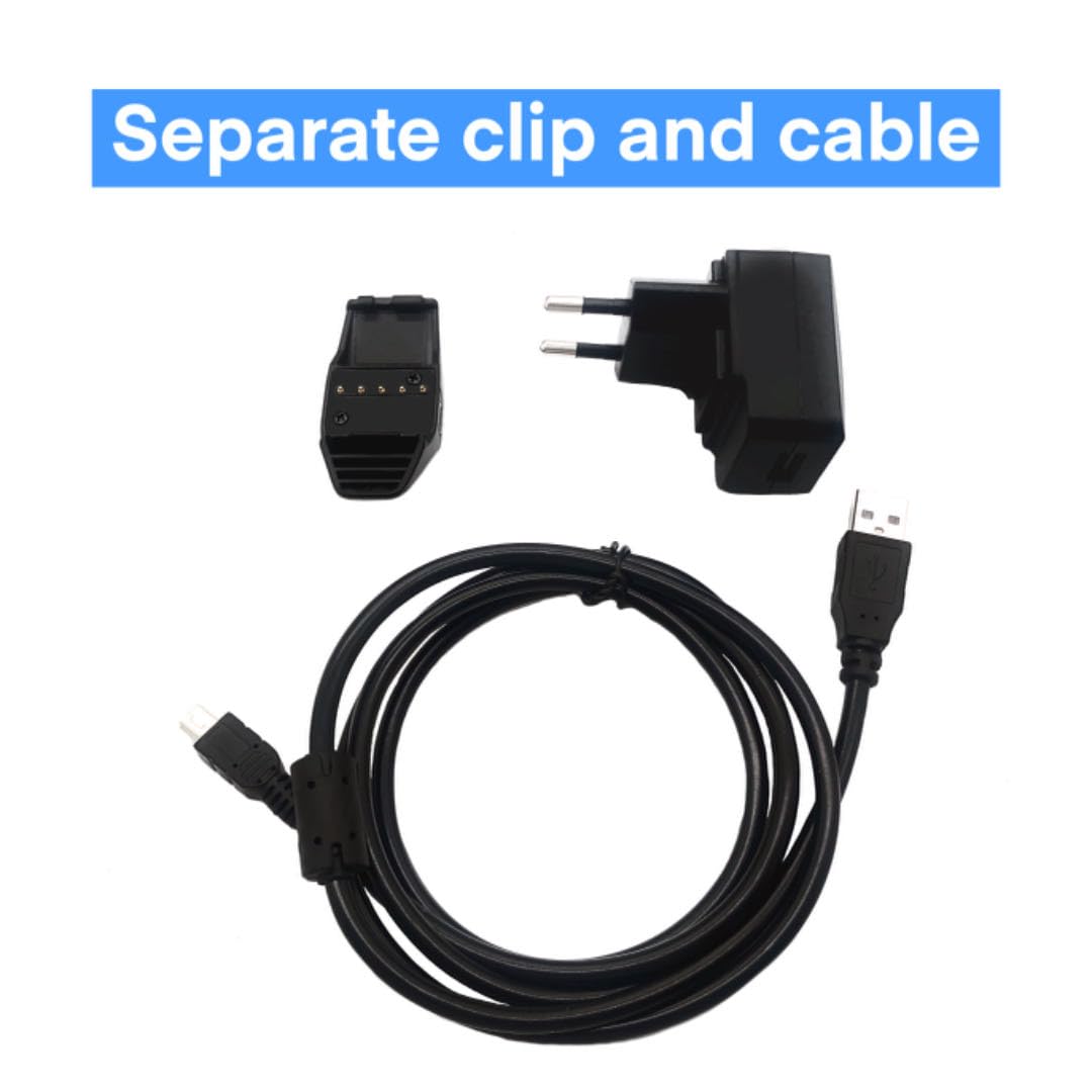 Garmin Dog Training Collar Charger Clip - USB Adapter Cable for Garmin T5, TT15, TT10 - Replacement Charging Cable with USB Plug - Perfect for Training, Hunting & Outdoor Activities