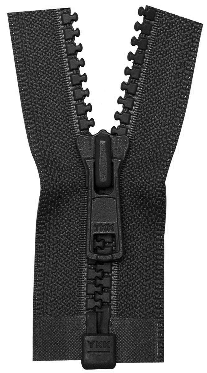 Ohio Travel Bag Vislon Jacket Zipper #5 - 30 Inch Black Plastic Teeth Zipper (5VF-30-BLK) for Luggage, Backpacks & Outdoor Gear