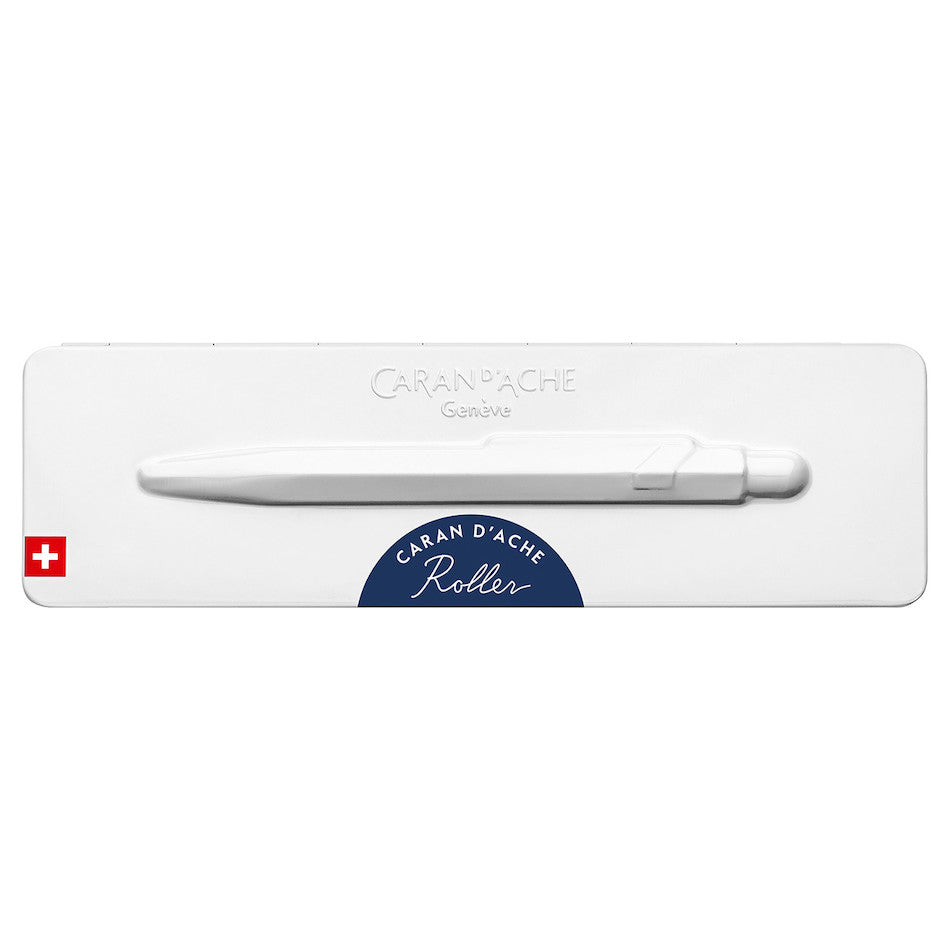 Premium Caran d'Ache 849 Rollerball Pen - Slimpack Blue Ink - Elegant Writing Instrument for Office, School & Gift Giving