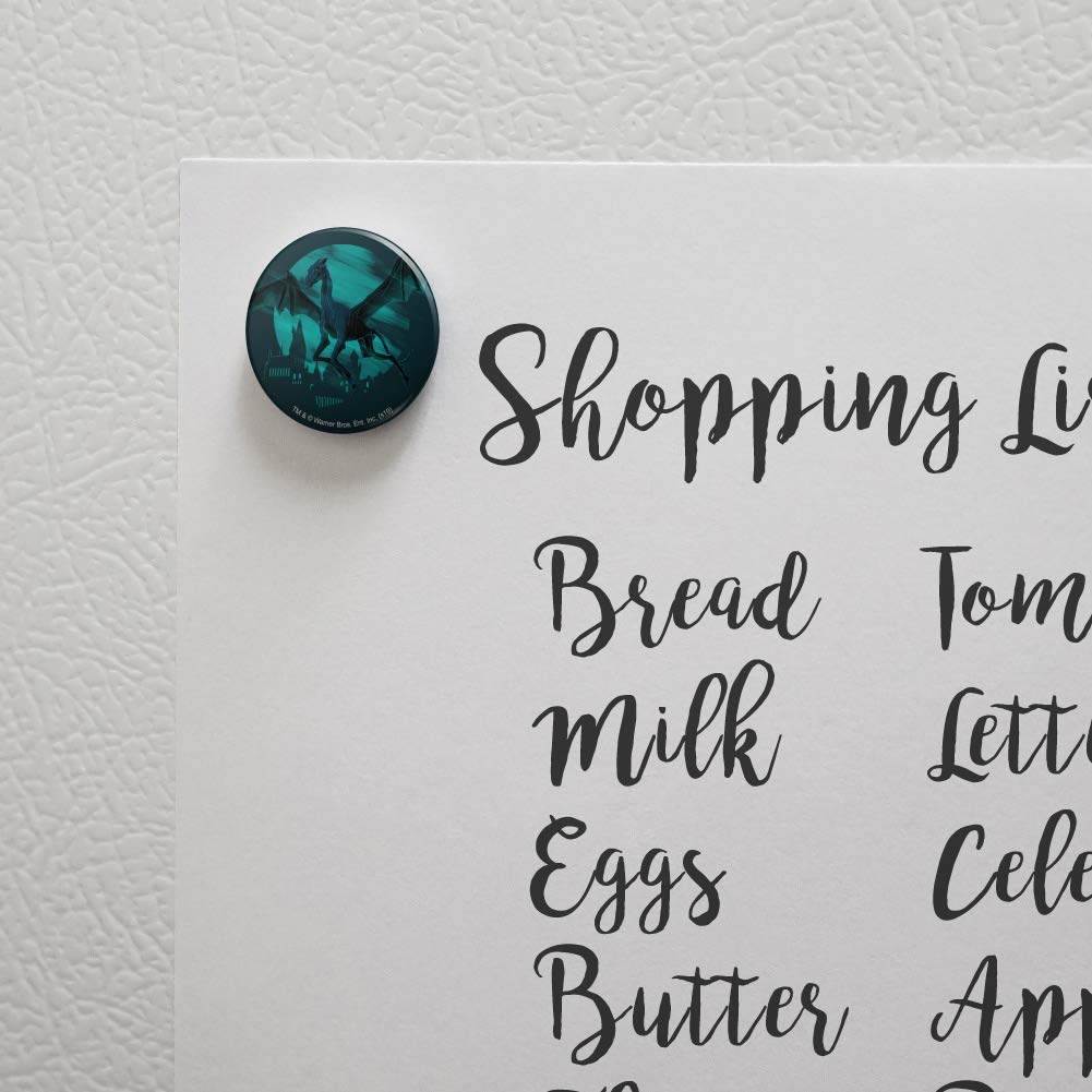 Harry Potter Thestral Refrigerator Magnet - Decorative Fridge Button for Kitchen, Locker & Office - Perfect for Harry Potter Fans & Collectible Gifts