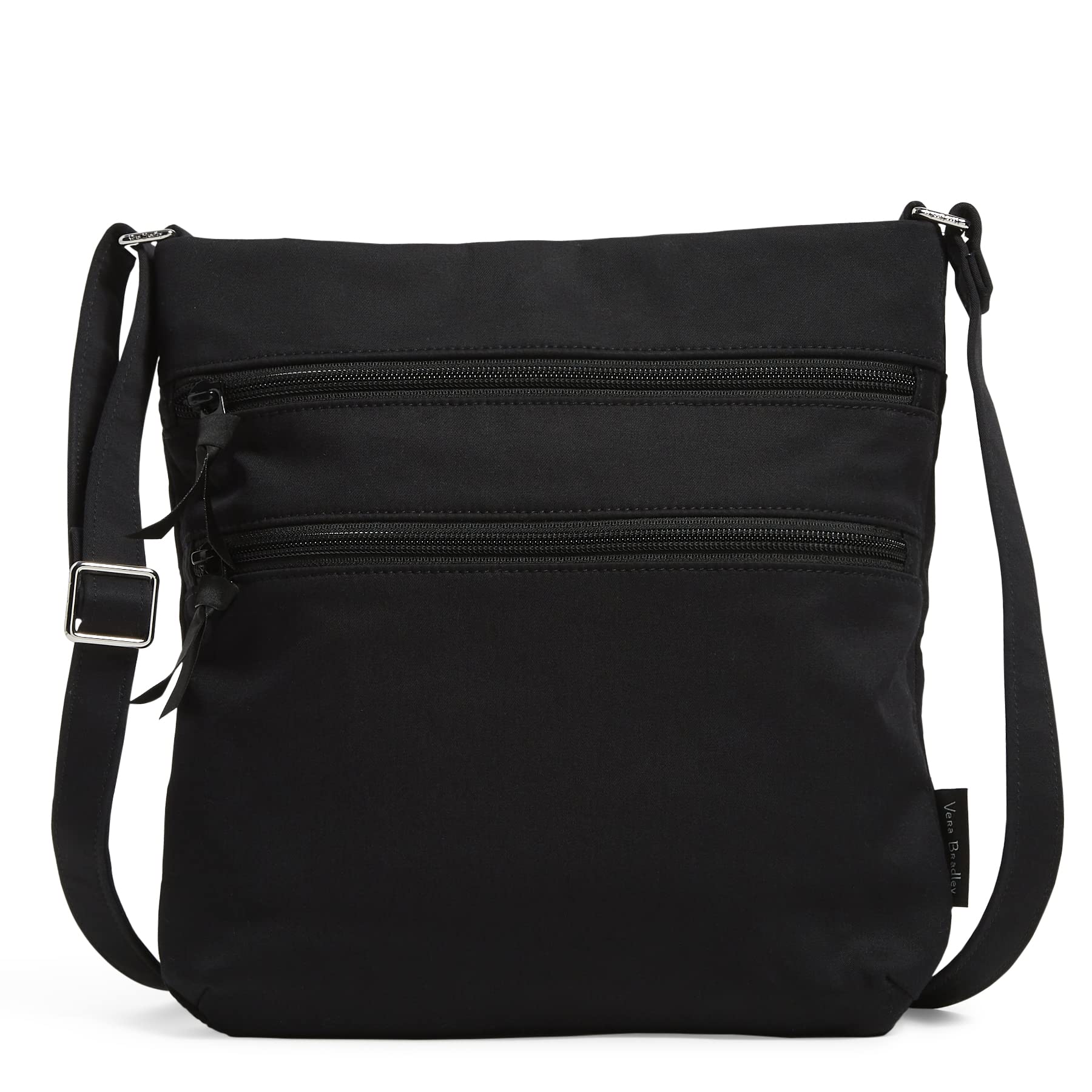 Vera Bradley Cotton Triple Zip Hipster Crossbody Purse - Stylish & Lightweight Crossbody Bag for Women, Perfect for Travel, Shopping & Everyday Use