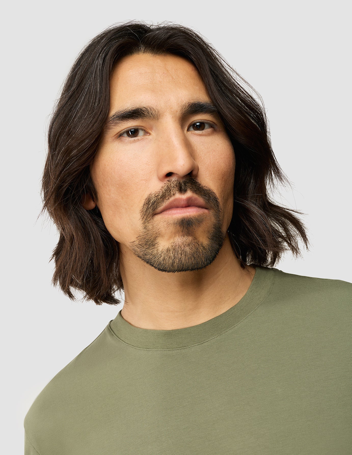 Supima Cotton T-Shirt for Men - Box Fit Crew Neck Tee in Clover Green | Soft & Breathable Shirt for Casual Wear, Gym, and Everyday Outfits