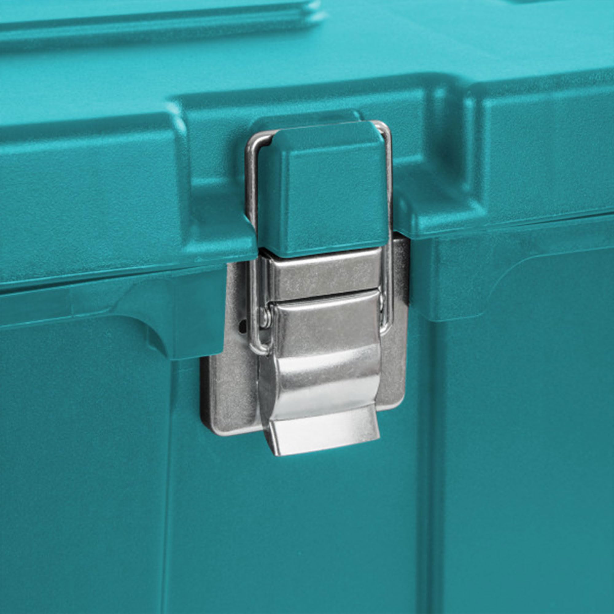 Sterilite 2-Pack Wheeled Storage Footlocker with Lock - Durable Plastic Utility Bin for Travel, Camping & Home Organization (Teal) | Perfect for College Dorms, Military Use & Sports Equipment Storage