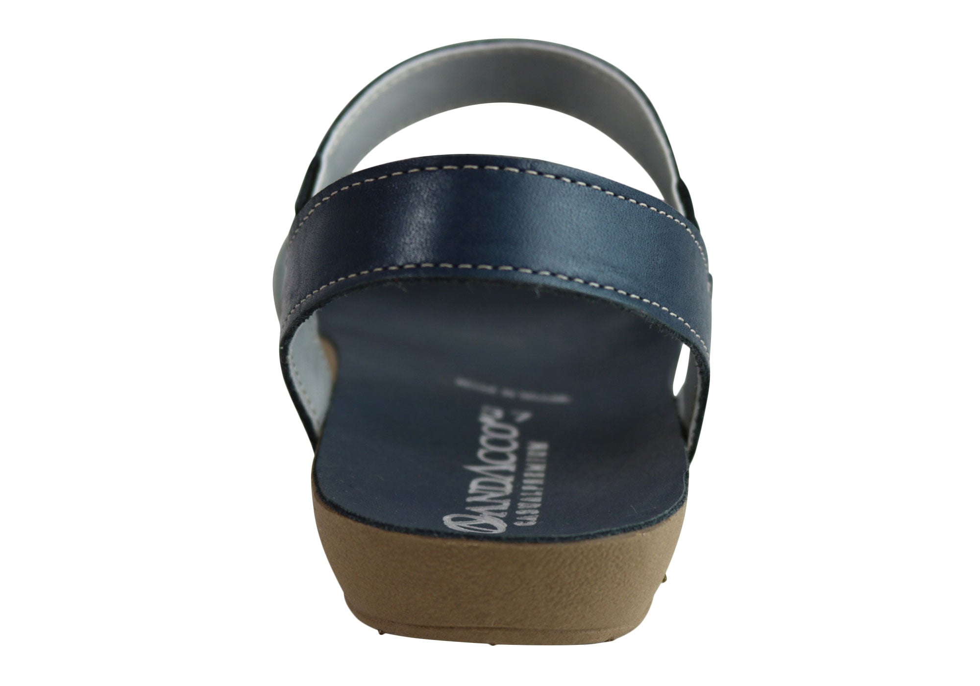 Andacco Women's Comfortable Leather Flat Sandals - Handmade in Brazil - Perfect for Summer, Beach & Casual Outfits