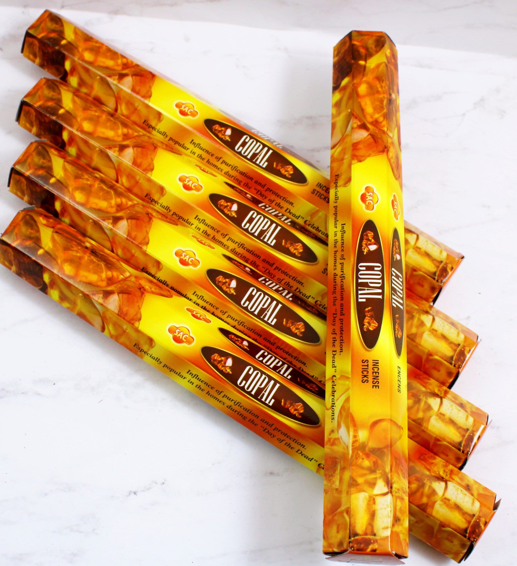 Premium Copal Incense Sticks - 100% Natural Handmade Resin for Meditation, Yoga & Spiritual Cleansing - Relaxing Aromatherapy for Home, Altar & Sacred Space