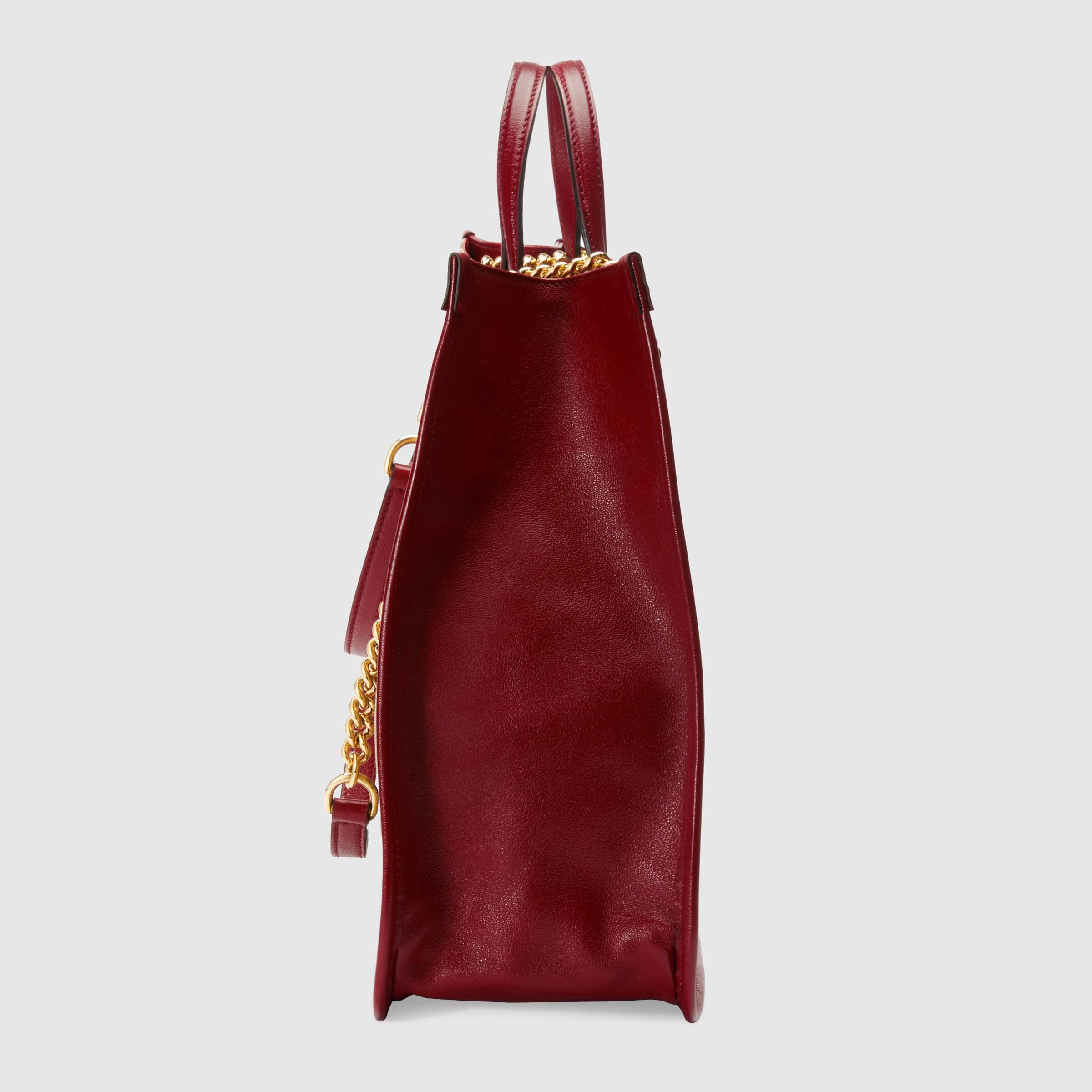 Gucci 1955 Horsebit Large Tote Bag in Red - Luxury Leather Handbag for Women, Perfect for Work, Travel & Everyday Use