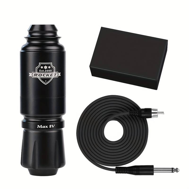 Professional RCA Rotary Tattoo Pen Machine - Wireless Tattoo Gun for Artists - Free Shipping to USA & Canada - Perfect for Fine Line, Shading & Detailed Tattoo Work