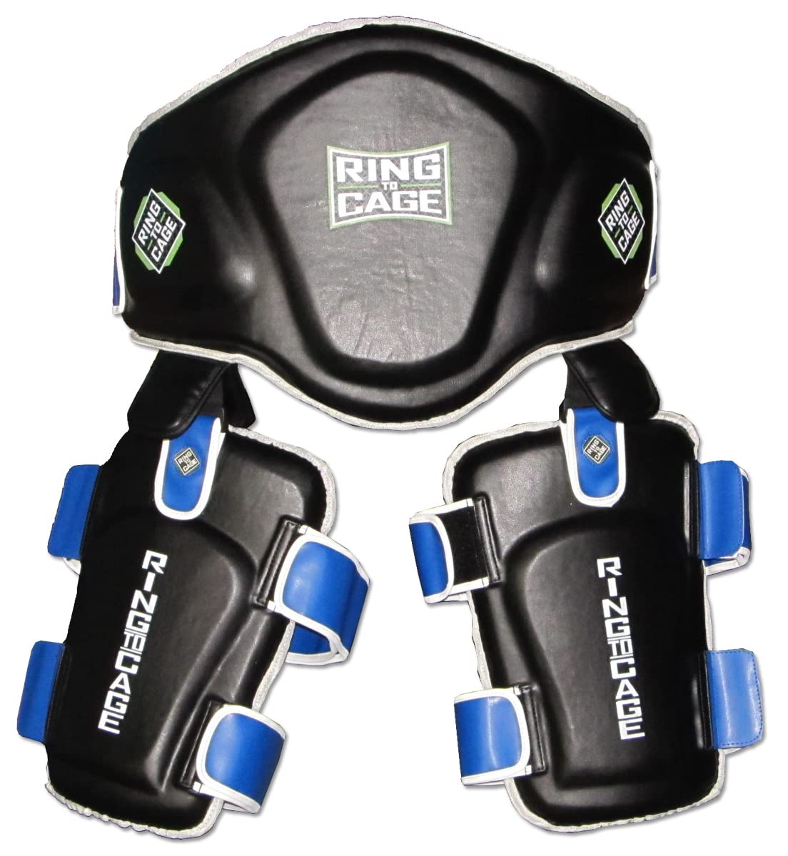 Muay Thai Pro Belly & Thigh Pad Combo Set - Premium MMA Training Protection Gear for Kickboxing, Muay Thai & Martial Arts - Ideal for Sparring, Bag Work & Fitness Training