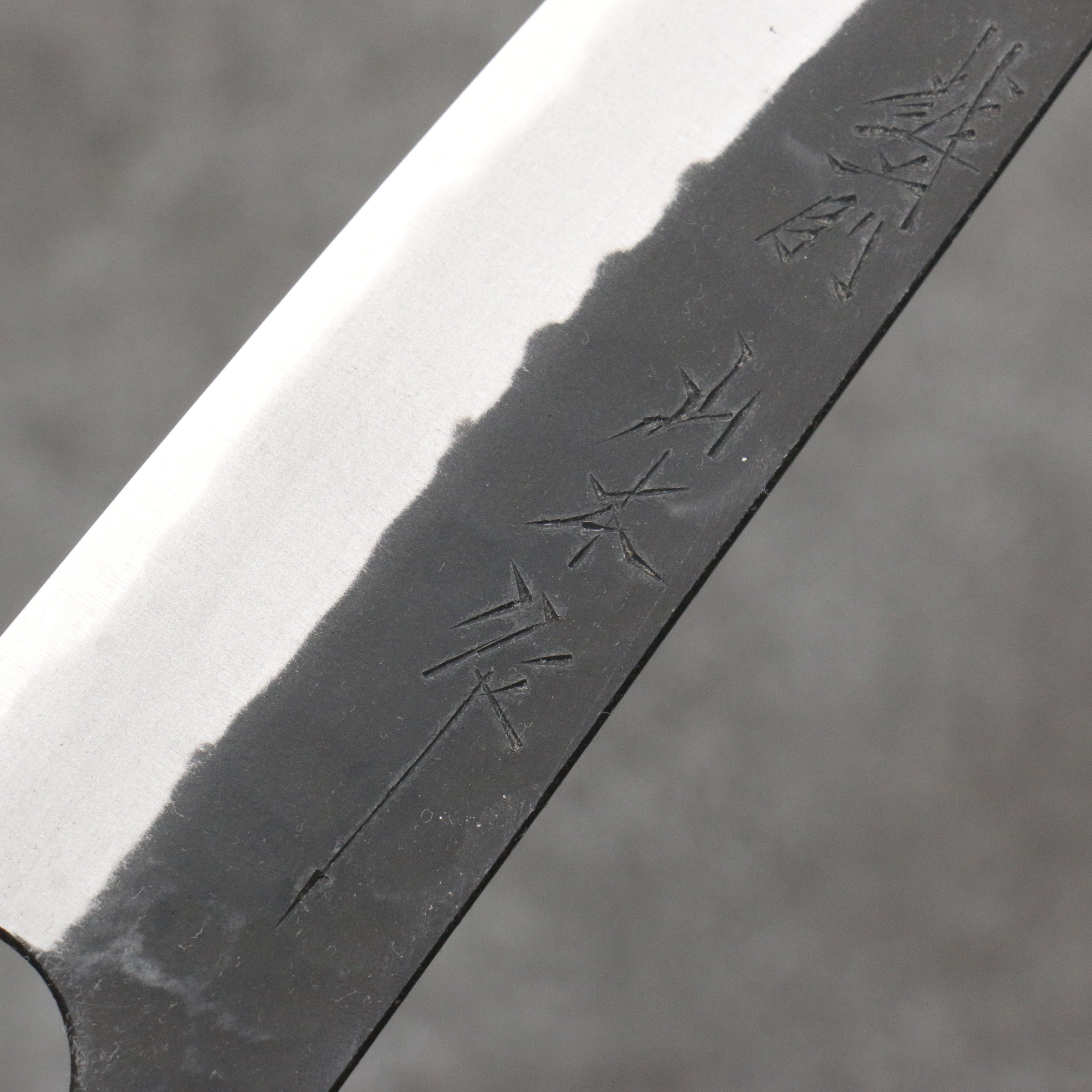 Premium Nao Yamamoto Blue Steel Kurouchi Petty Utility Knife 135mm - Shitan Handle with Black Pakka Wood Ferrule - Perfect for Slicing, Dicing & Precision Kitchen Tasks