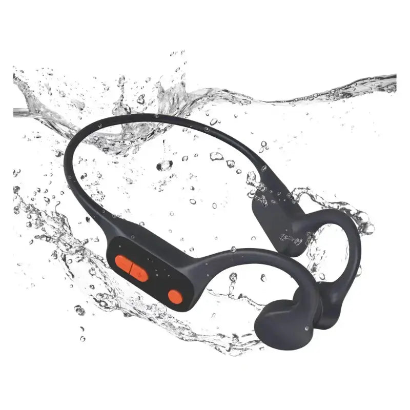 W22 Waterproof Bone Conduction Headphones for Swimming - Wireless Bluetooth MP3 Music Player with 8GB Storage - Perfect for Pool, Beach & Open Water Swimming