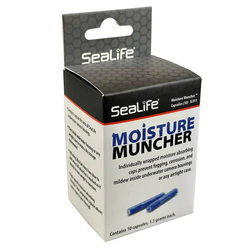 SeaLife Moisture Muncher Drying Agent Capsules - Silica Gel Desiccant for Humidity Control | Perfect for Storage, Travel & Electronics Protection
