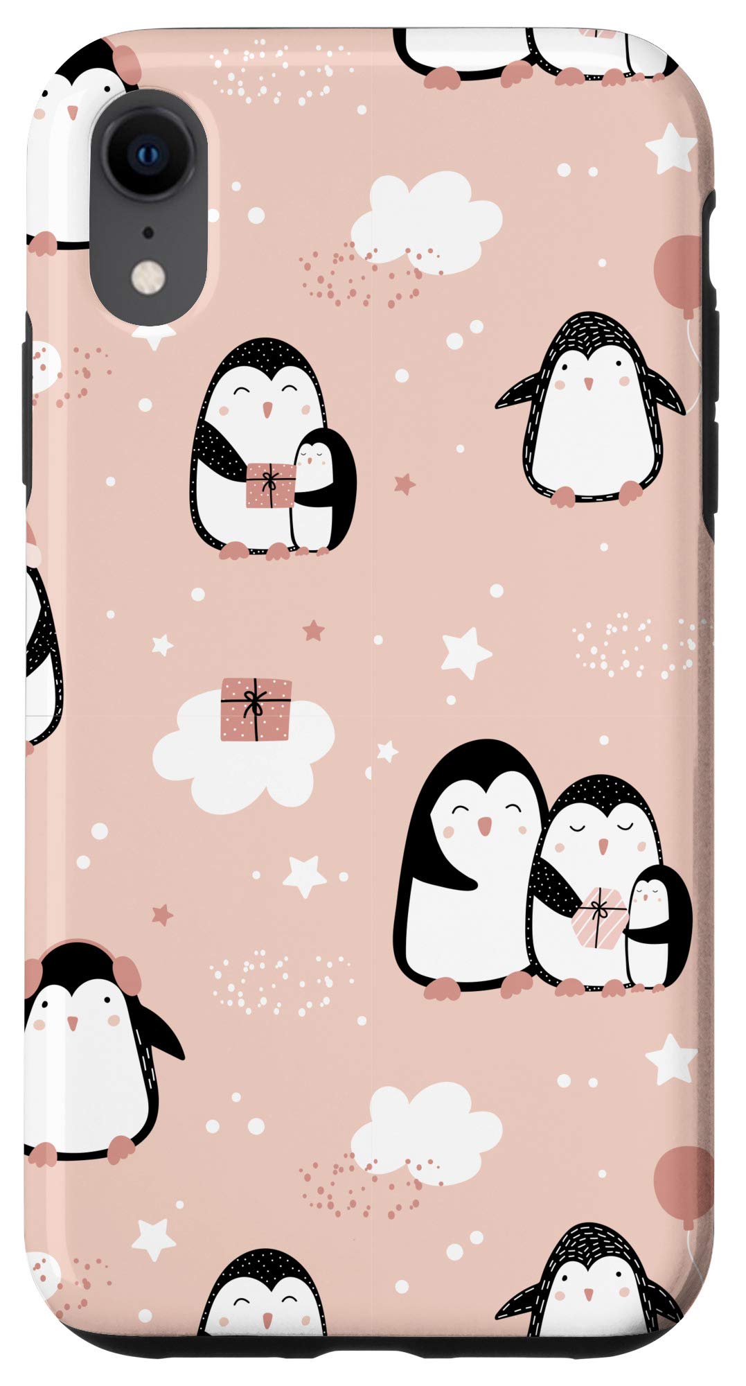 iPhone XR Penguin Phone Case - Cute Penguin Design Protective Cover for iPhone XR | Perfect Gift for Penguin Lovers | Durable Case for Everyday Use & Outdoor Activities