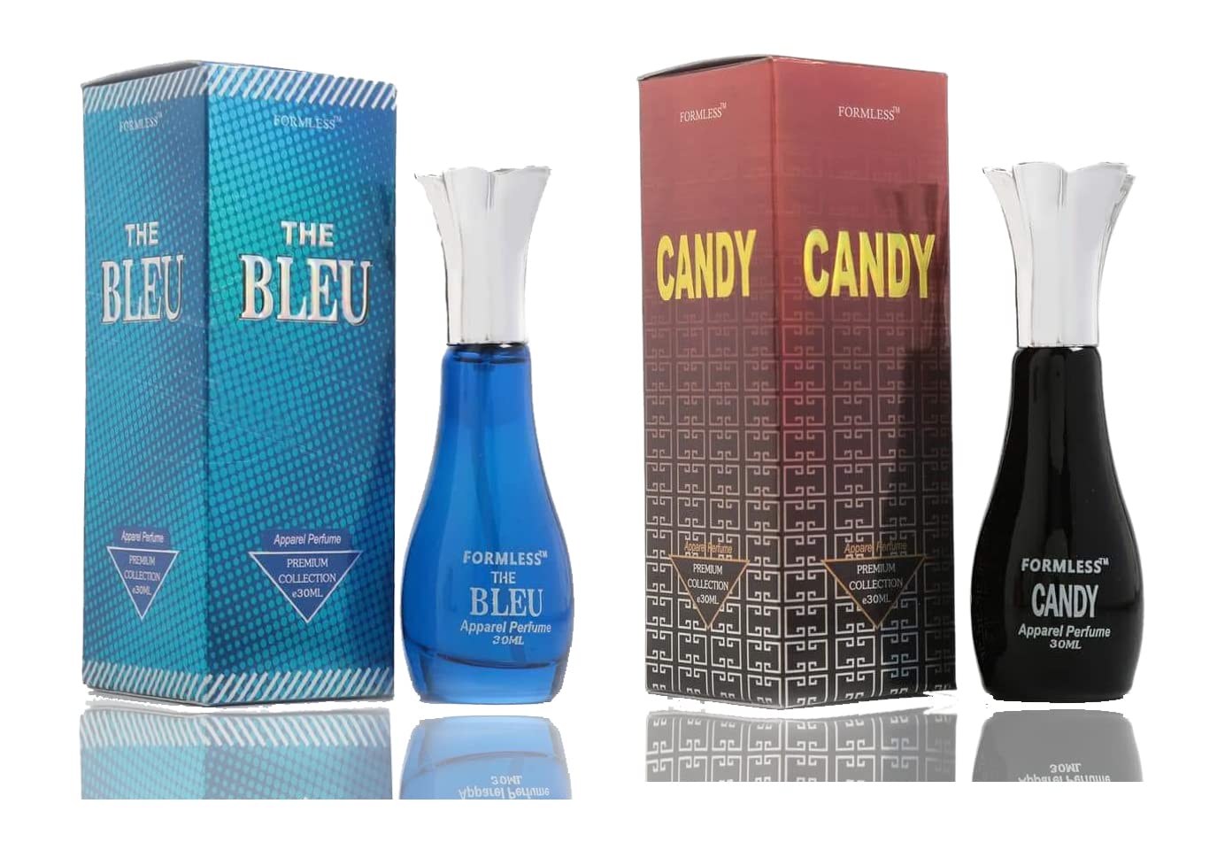 Formless Blue & Candy 30ml Eau de Parfum Spray - Long Lasting Fragrance for Women & Men | Perfect for Date Night, Office & Special Occasions
