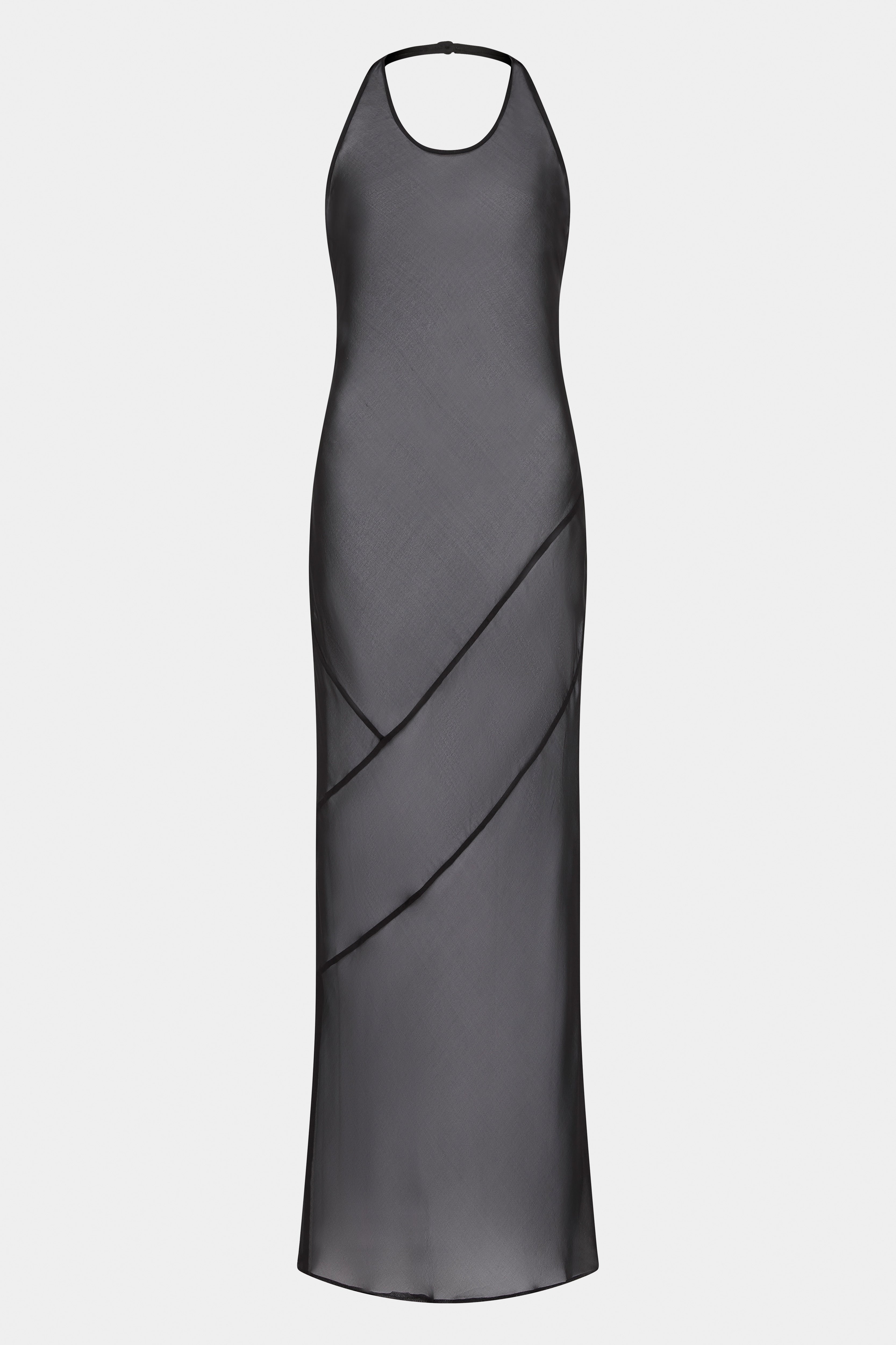 Sexy Strobe Halter Dress for Women - Clubwear Party Dress with Rhinestone Straps & High Slit - Perfect for Night Out, Bachelorette Party, and Date Night