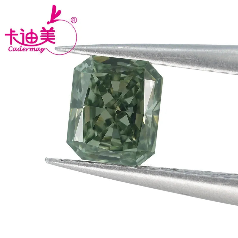 **Vivid Green VS1 Clarity CVD Lab-Grown Diamond Loose Stone for Jewelry Making – Engagement Rings, Earrings & Pendants**