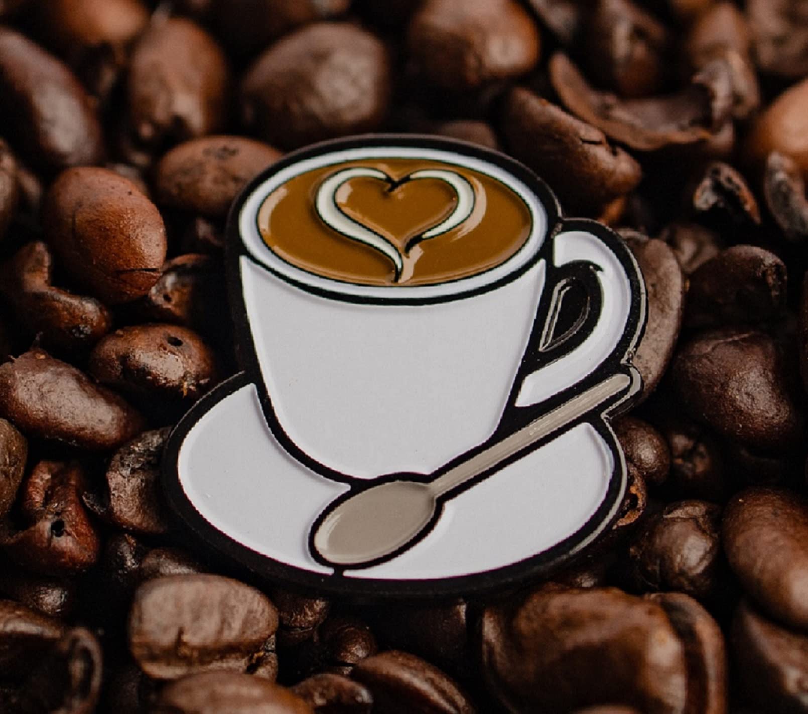 100pcs White Coffee Cup Lapel Pins - Bulk Enamel Pins for Baristas, Coffee Lovers, Gifts & Collectibles (Perfect for Uniforms, Hats, Bags & Accessories)