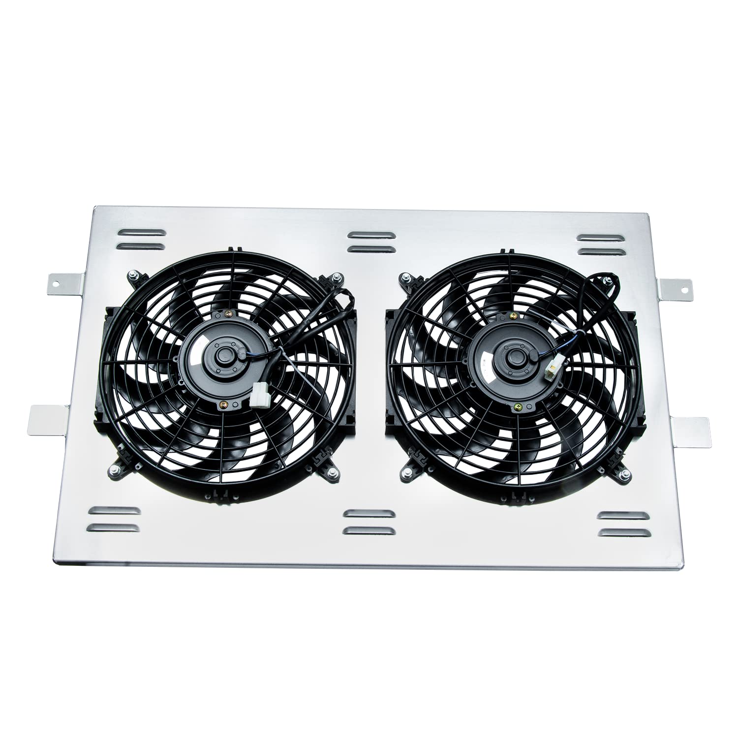 Aluminum Radiator Shroud with Dual 12