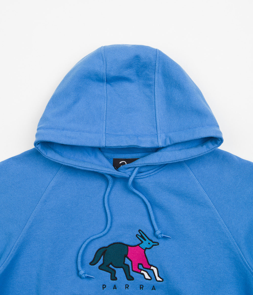 Parra Anxious Dog Hoodie - Greek Blue - Comfortable & Stylish Dog Hoodie for Anxious Pets - Perfect for Calming Nervous Dogs at Home or Outdoors