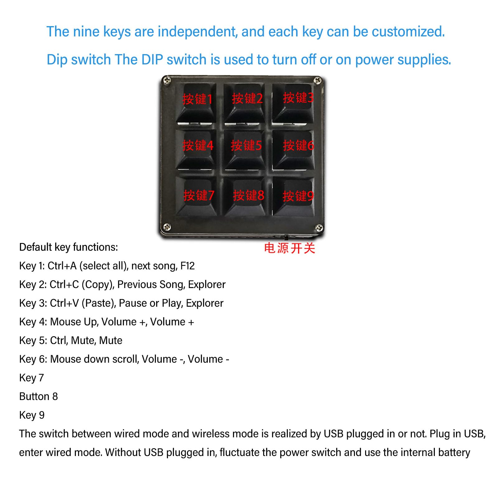Kuuleyn Wired Mechanical Gaming Keyboard - USB Type C for PC Gaming
