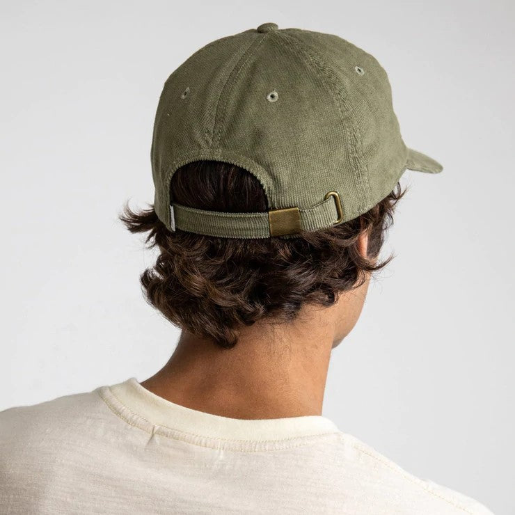 Awake Cord Cap - Adjustable Olive Green Beanie for Men & Women - Perfect for Outdoor Activities, Hiking, and Winter Sports