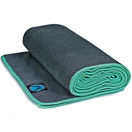 Gray Towel/Mint Green Stitching