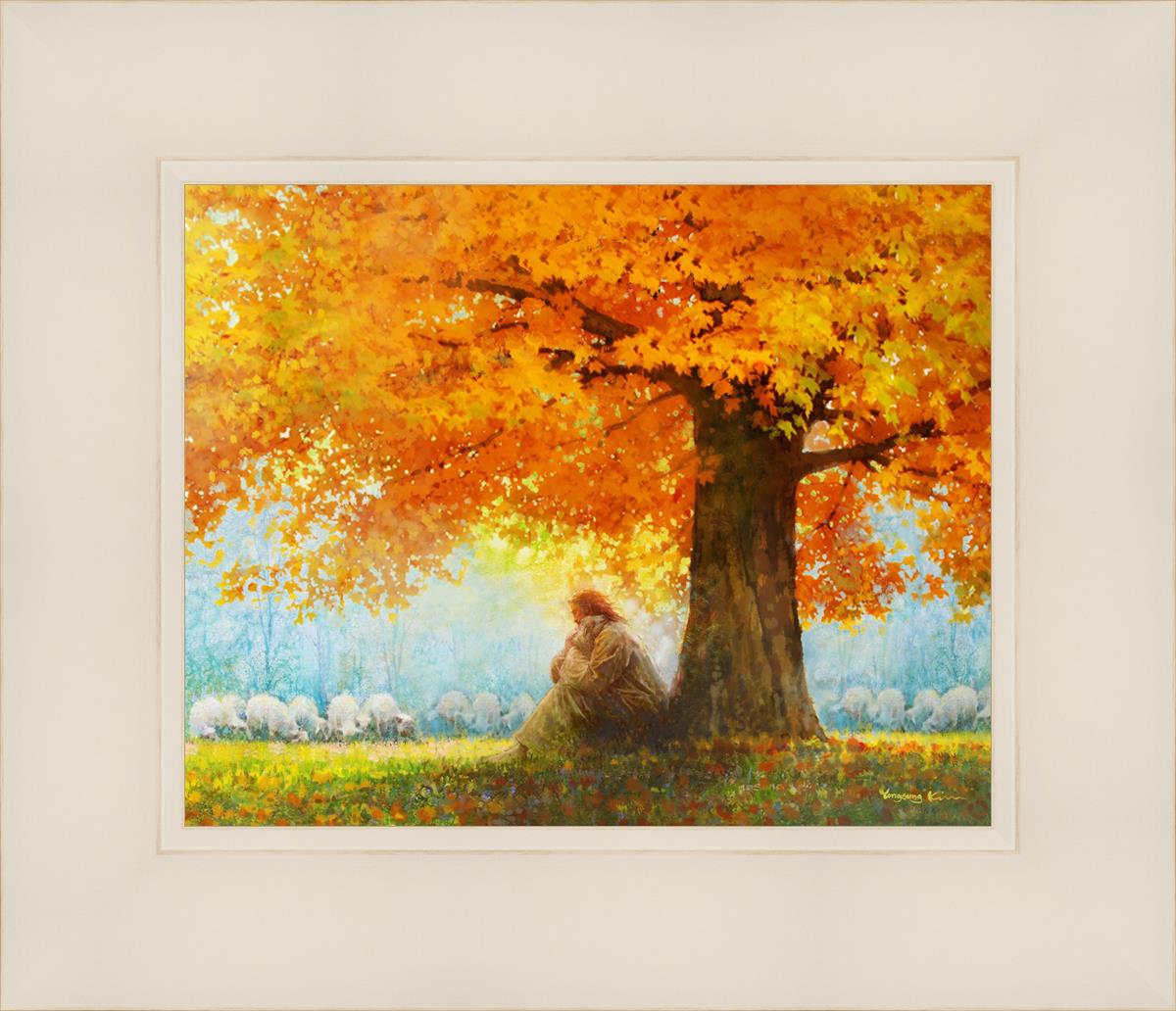 In His Arms By Yongsung Kim - Christian Wall Art, Bible Verse Canvas Print - Perfect for Home Decor, Church Gifts & Inspirational Spaces