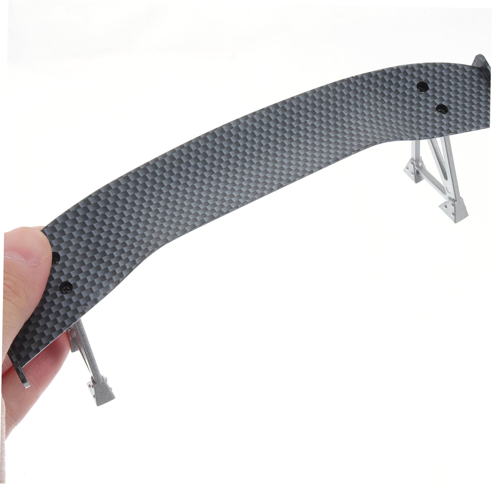 High-Performance Carbon Fiber Car Spoiler Wing - Universal Rear Trunk Spoiler for Mini & Model Cars - Racing Style Exterior Upgrade for Enhanced Aerodynamics & Sporty Look - Perfect for Street Racing, Car Shows & Custom Builds