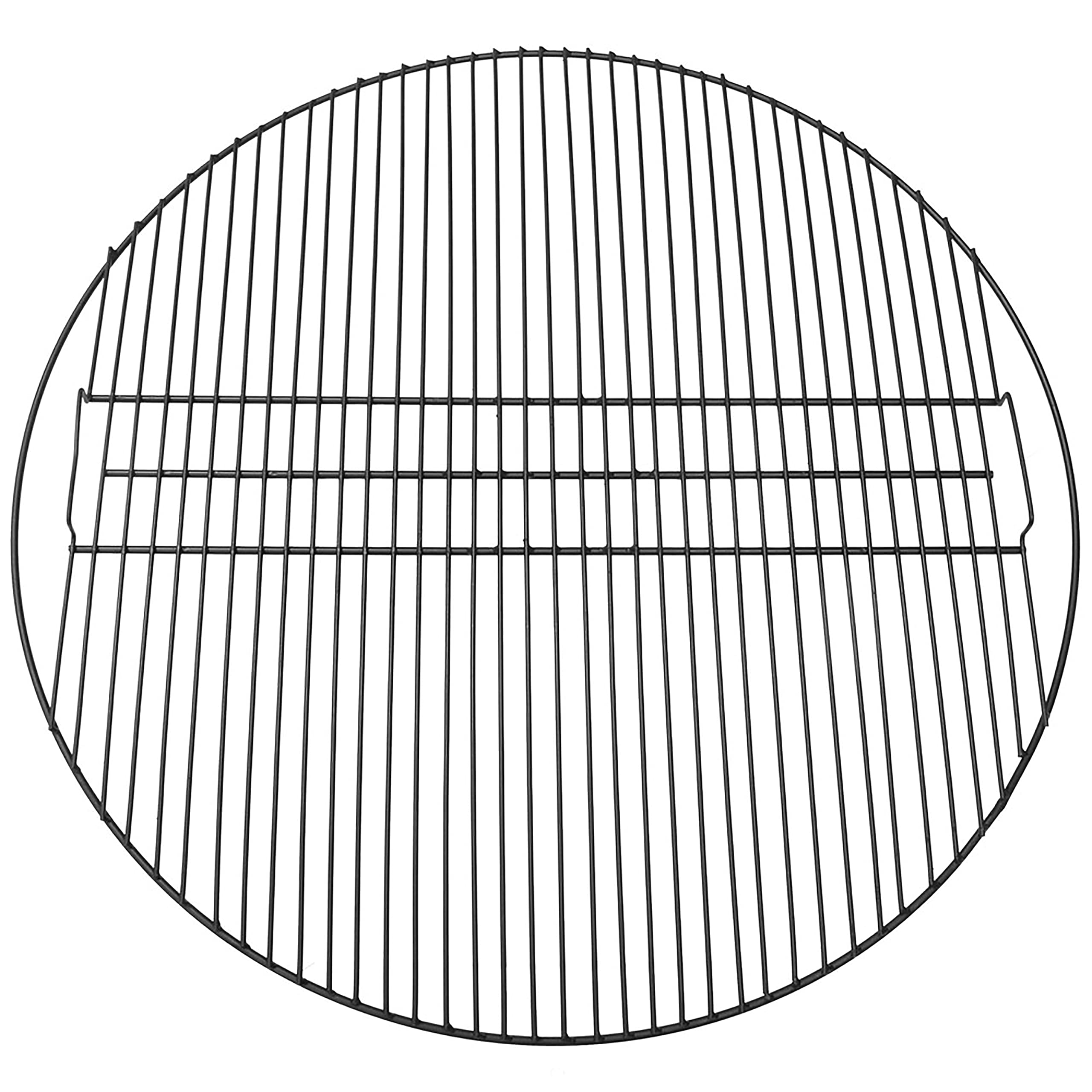 Heavy-Duty 40-Inch Black Steel Round Outdoor Fire Pit Cooking Grate - Durable Grilling Rack for Camping, Backyard BBQs & Patio Parties