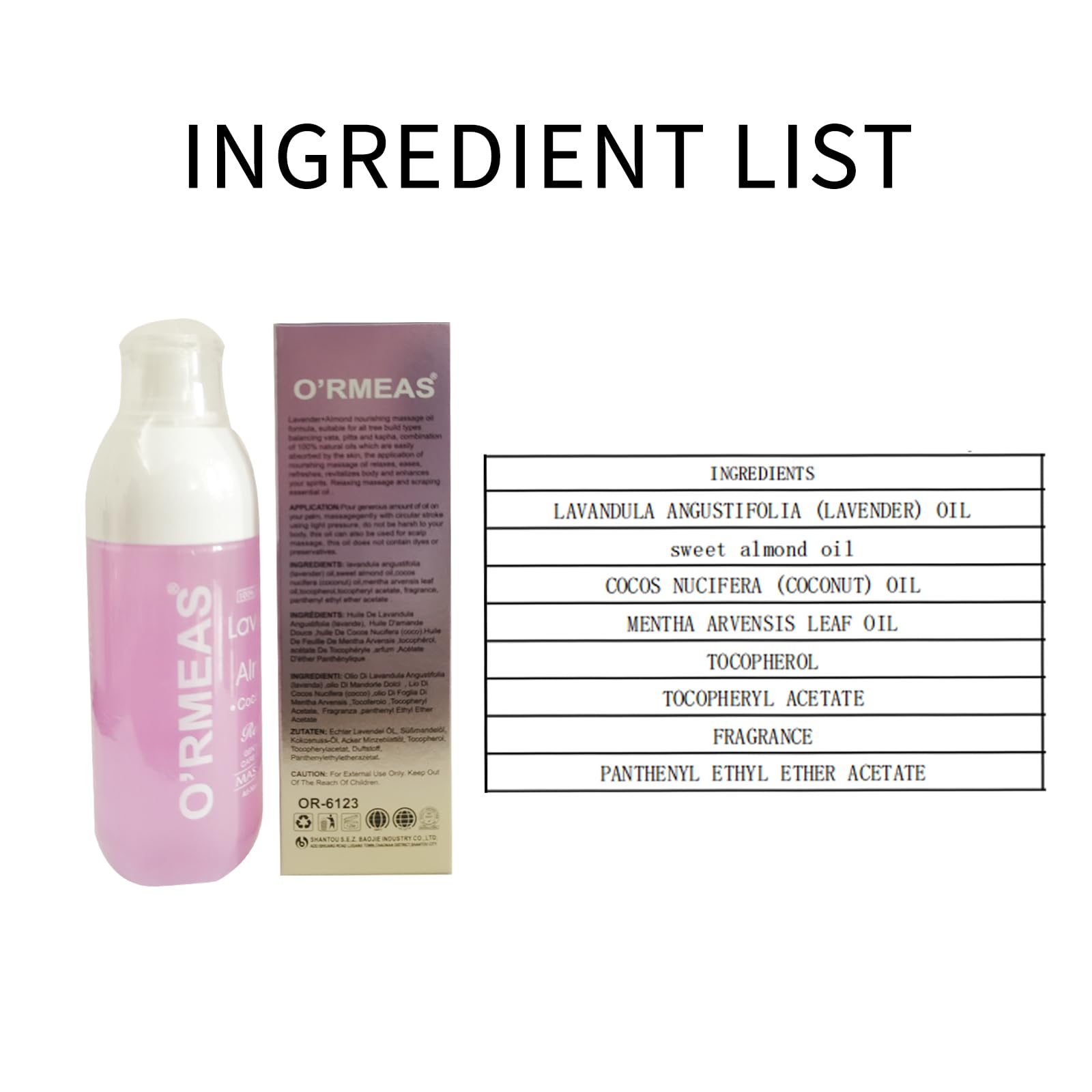 Lavender Almond Peppermint Coconut Massage Oil - Soothing & Relaxing Muscle Relief, Moisturizing Body Oil for Men & Women | Perfect for Spa Nights, Couples Massage & Post-Workout Recovery