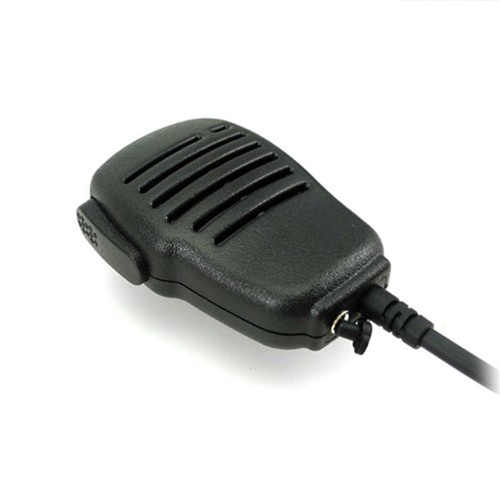 MERISHOPP 2-Pin Shoulder Remote Speaker Microphone with PTT Button for Motorola PMR446 Radios - Durable Radio Communication Accessory for Construction, Security, and Outdoor Activities