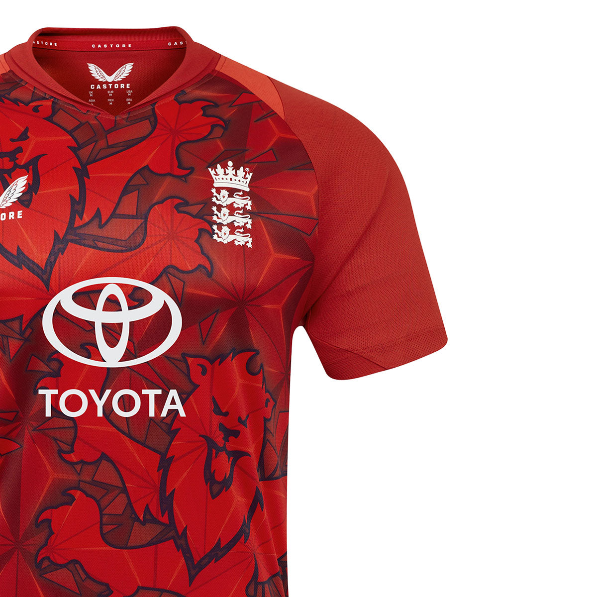 ECB T20 Replica Short Sleeve Cricket Shirt - Official Licensed Jersey for Men - Perfect for Cricket Matches, Fan Events & Casual Wear (2025 Edition)