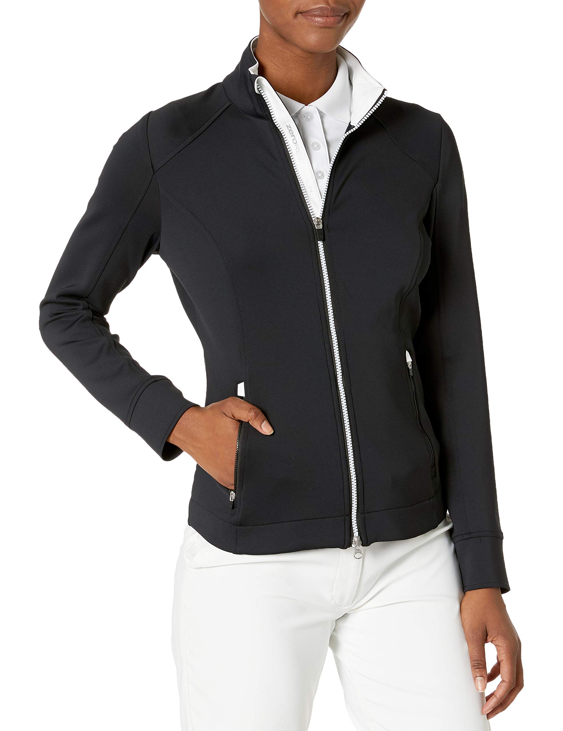 Zero Restriction Women's Mikaela Full Zip Jacket - Waterproof Windbreaker for Hiking, Golf & Outdoor Activities