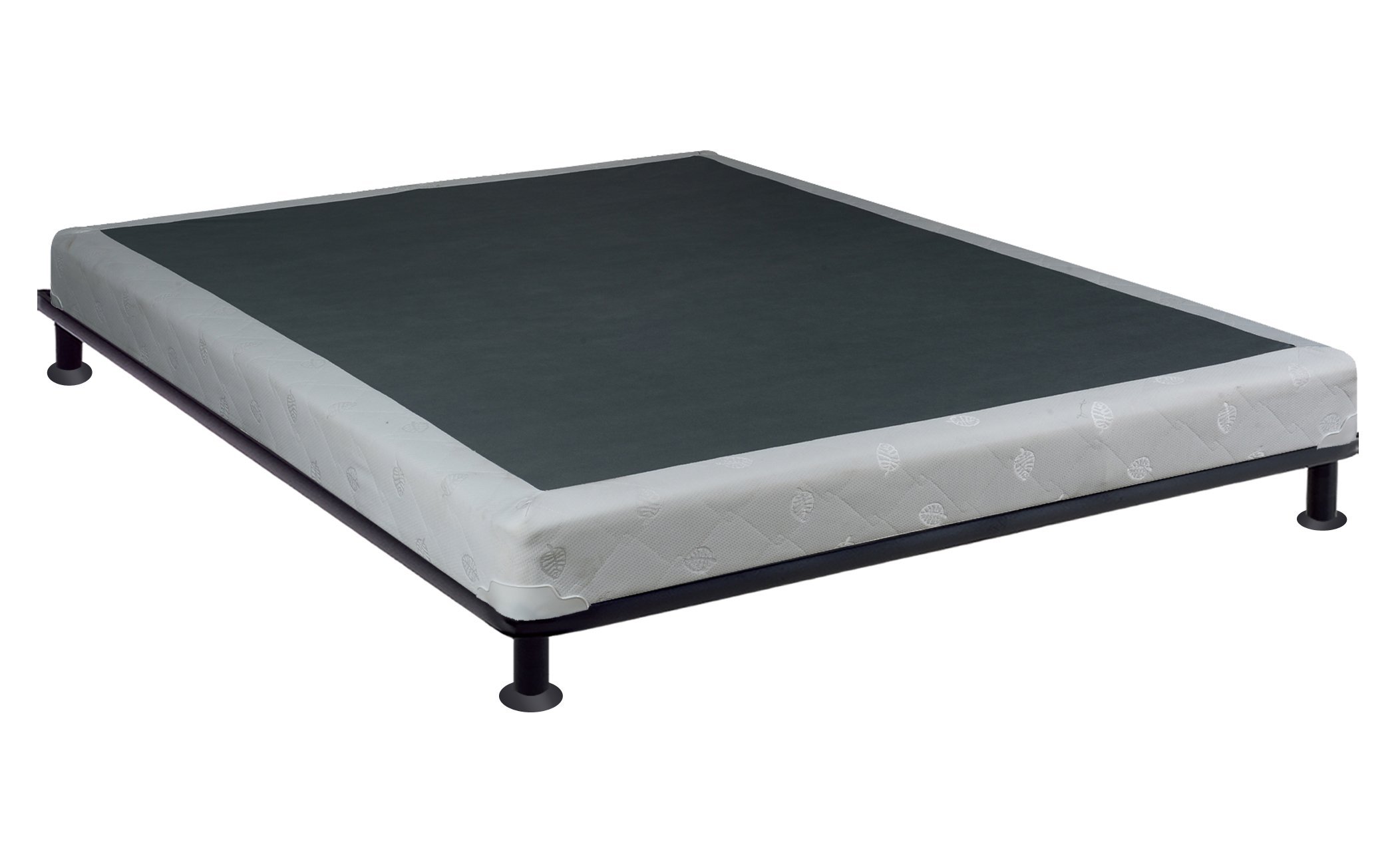 Spinal Solution 4-Inch Queen Size Assembled Box Spring for Mattress - Sensation Collection | Premium Bed Foundation Support for Back Pain Relief | Perfect for Bedroom, Guest Room & Dormitory